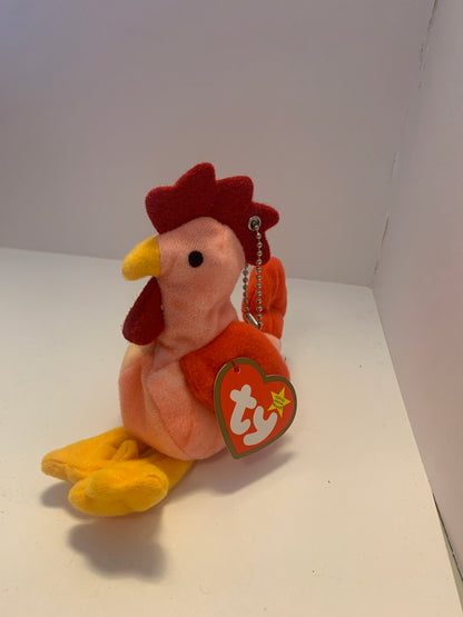 Upcycled 90s Vintage Teenie Beanie Baby Plush Toy Bag Charms Key Chains Purse Decor Accessory