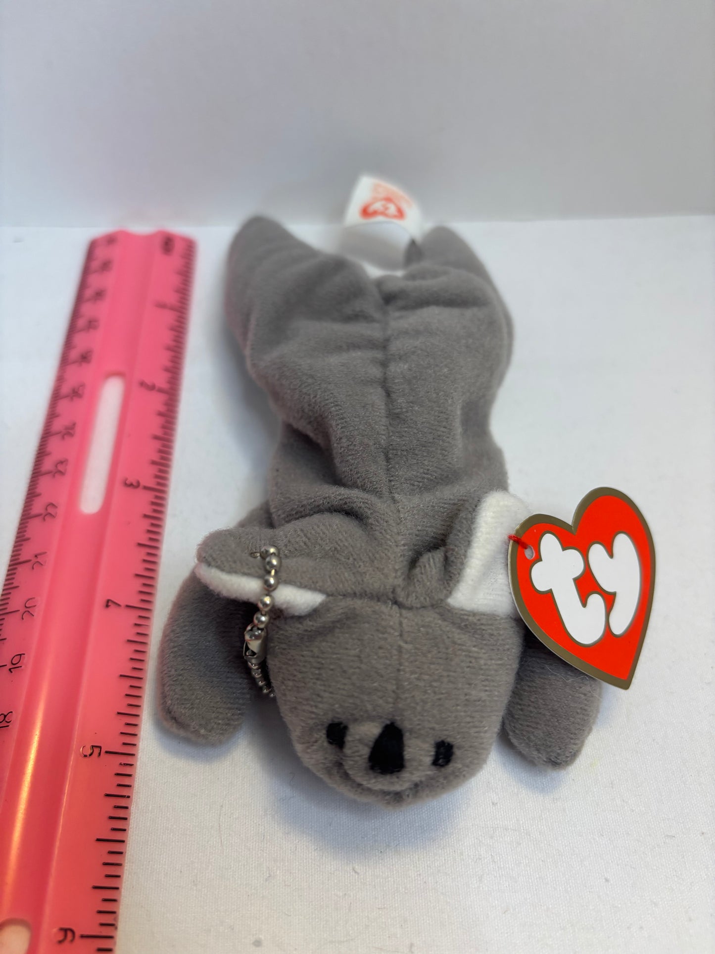 Upcycled 90s Y2K Vintage Teenie Beanie Baby Plush Toy Bag Charm Key Chain Ornament Purse Accessory