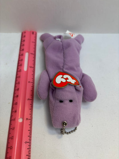 Upcycled 90s Y2K Vintage Teenie Beanie Baby Plush Toy Bag Charm Key Chain Ornament Purse Accessory