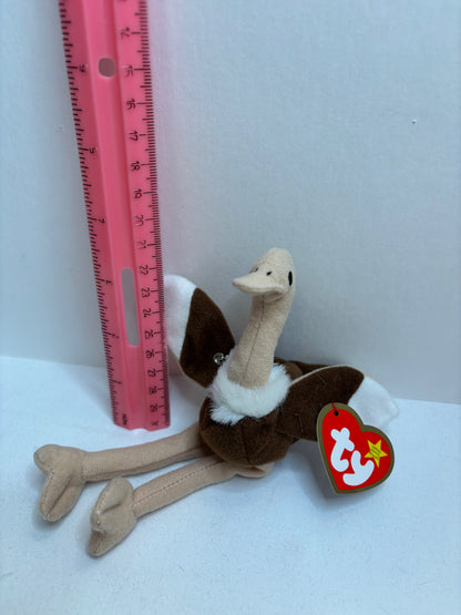 Upcycled 90s Y2K Vintage Teenie Beanie Baby Plush Toy Bag Charm Key Chain Ornament Purse Accessory