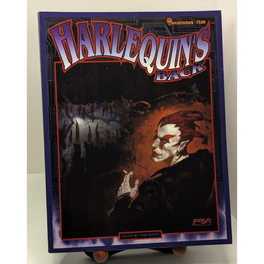 Vintage RPG Sourcebook Shadowrun #7302 Harlequin's Back Story Arc FASA 1994
