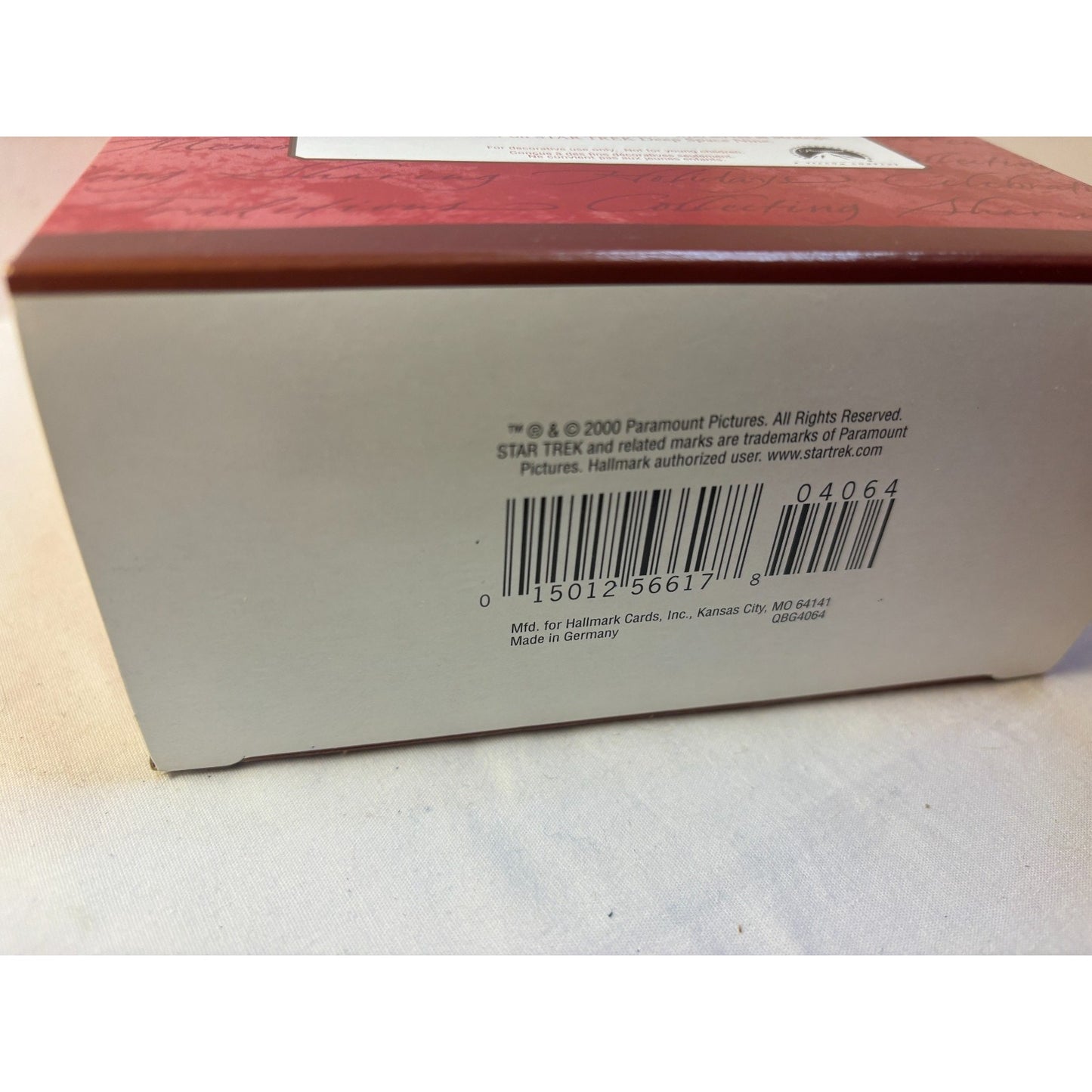 Hallmark Keepsake Ornament STAR TREK Deep Space Nine Worf Crown Reflections 2000