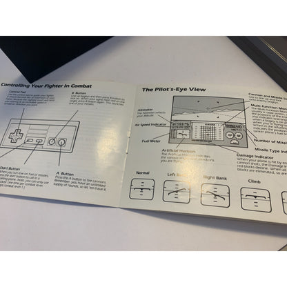 Top Gun (NES, Nintendo, 1987) w/ Manual & Sleeve Tested Working