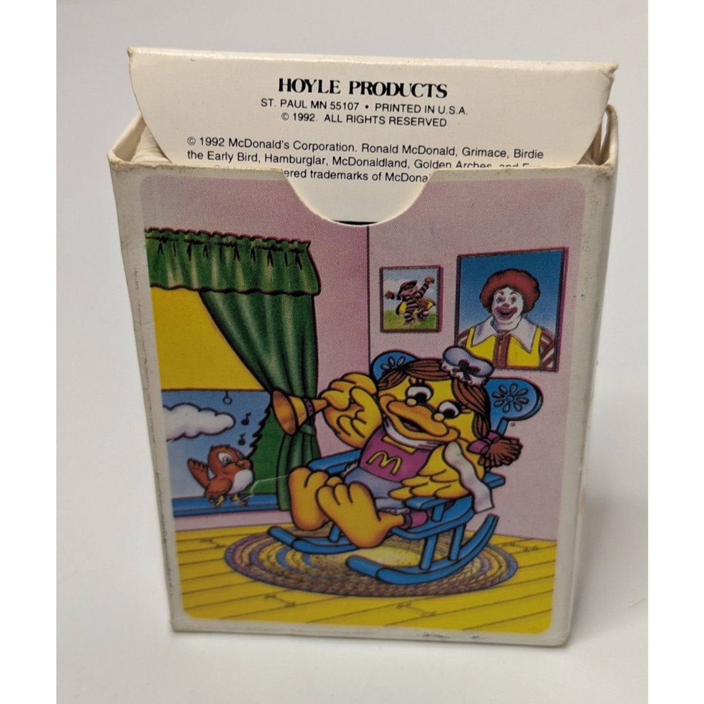 Vintage Happy Meal Toy McDonaldland Funset Birdie Old Maid Card Game Complete