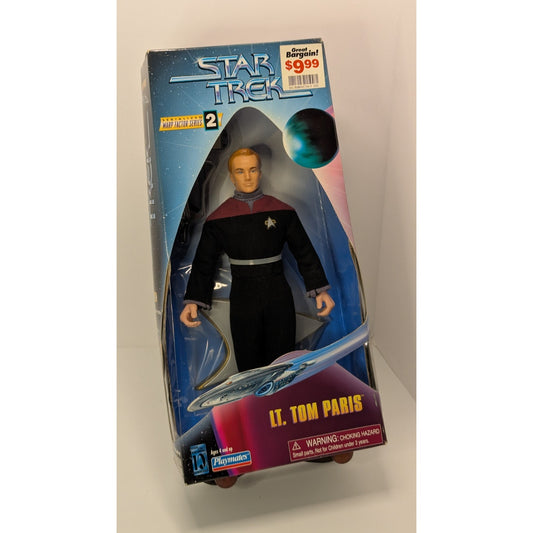 1997 Star Trek Playmates Lt. Tom Paris 9in Warp Factor Series 2 Figure in Box