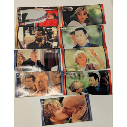 Lot of 9 1998 Skybox Star Trek Insurrection Trading Cards Loose