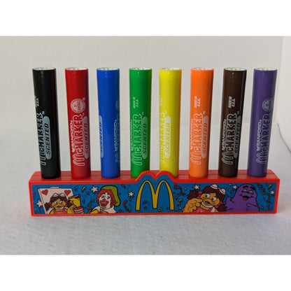 Vintage 1994 McDonald's McMarker Set of 8 Scented Watercolor Markers SANFORD
