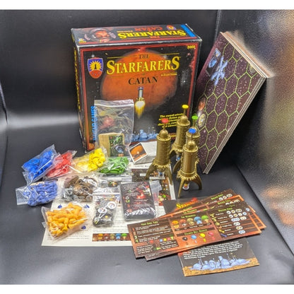 Starfarers of Catan 2000 Mayfair/Kosmos Complete Board Game Space Catan