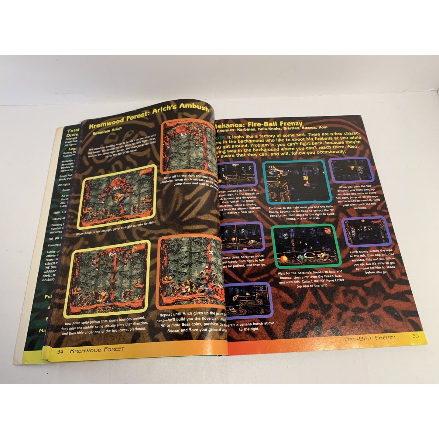 Donkey Kong Country 3 Dixie Unauthorized Brady Strategy SNES Players Guide
