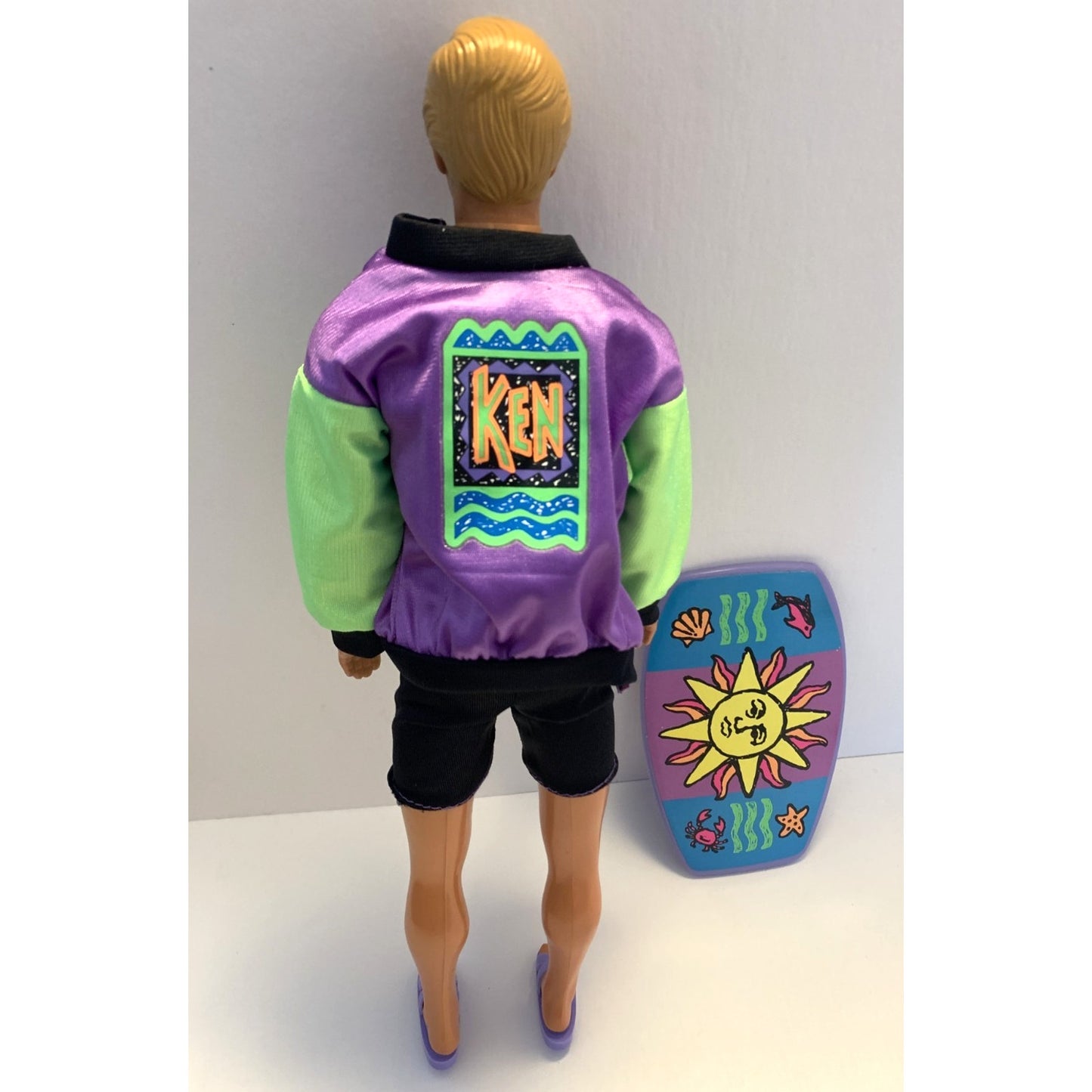 1990s Ken Doll in Cool Looks Body Surfin' Fun Fashions 12607 Barbie Mattel