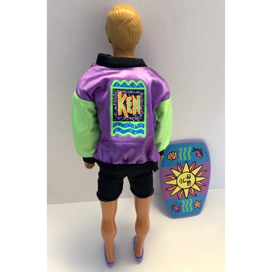 1990s Ken Doll in Cool Looks Body Surfin' Fun Fashions 12607 Barbie Mattel
