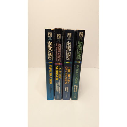 Vintage Star Trek Next Generation Paperbacks #42-45 Great Condition