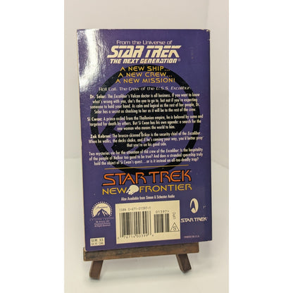 Lot of 7 Vintage Star Trek Paperbacks: New Frontiers Science Fiction Books