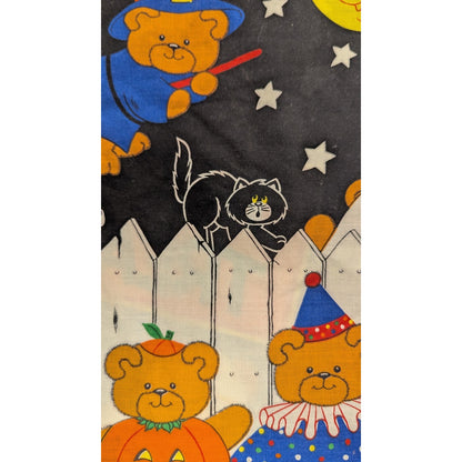 Vintage Trick Or Treat Candy Bag Glow in The Dark Cute Ghost / White Fence Gang