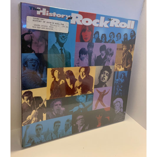 NEW Sealed 1995 THE HISTORY OF ROCK 'N' ROLL 5 LaserDisc Set Documentary