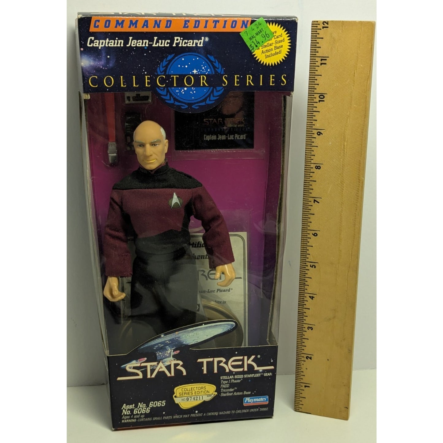 Star Trek Collector Series 9" Command Edition Captain Picard Open Box