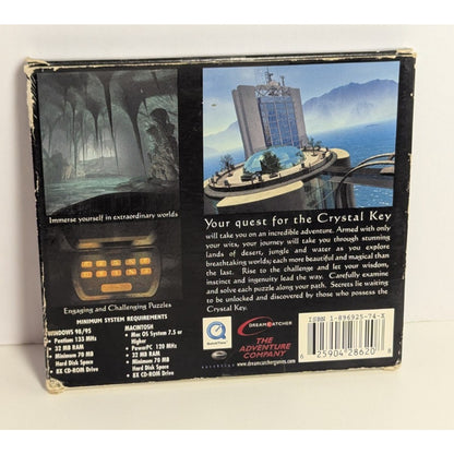 The Crystal Key PC/Mac Game Win 95/98 2 Discs Adventure Puzzle