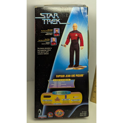 Star Trek TNG Captain Jean-Luc Picard Figure Spencer Gifts LE Playmates 1997