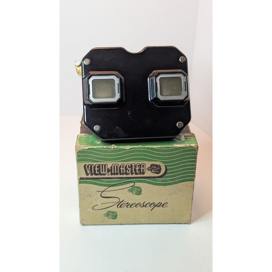 Vintage 1950s Sawyer's View-Master Stereoscope with Box Portland Ore