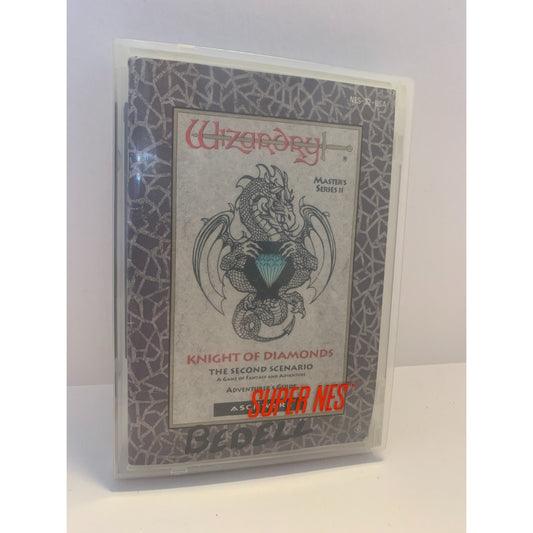 Wizardry knight Of diamonds Second Scenario NES Cartridge & Manual Nintendo