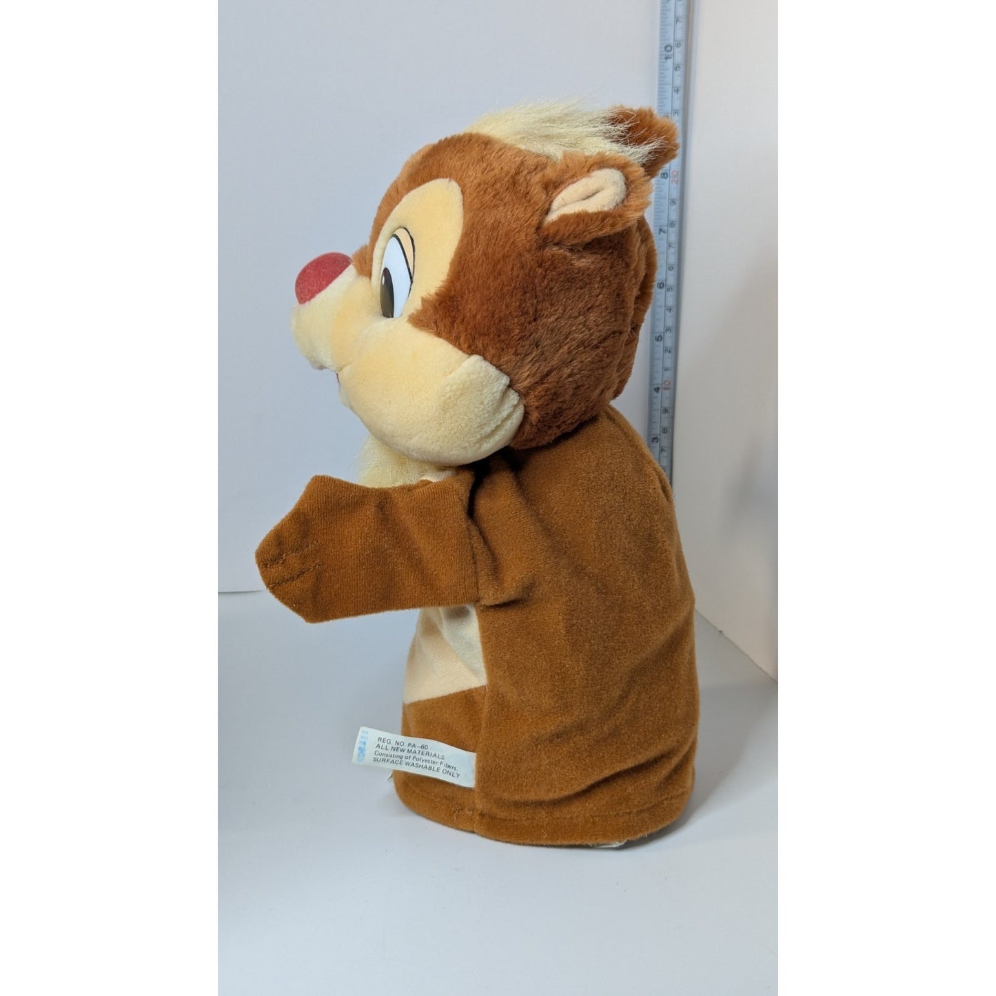 Vintage 1993 Mattel Walt Disney Chip And Dale "DALE" 9" Puppet Great condition