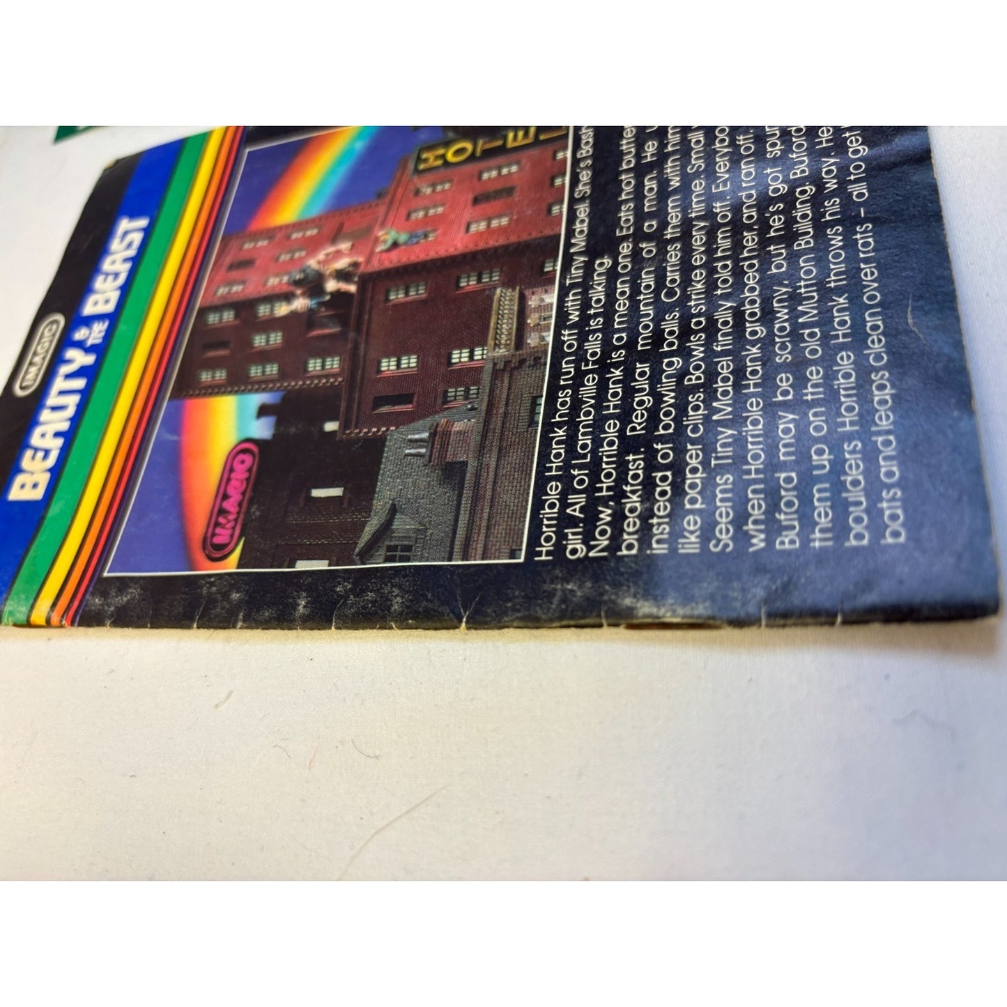 Beauty & the Beast Intellivision Video Game Cartridge 1982 One Overlay + Manual