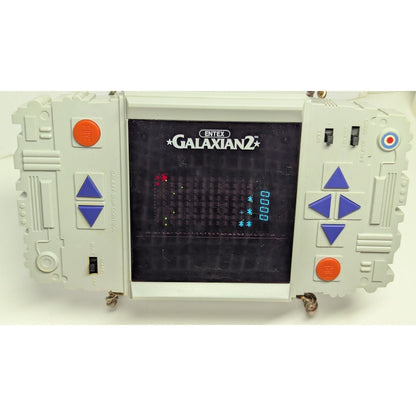 1981 Entex Galaxian 2 Vintage 2 Player Handheld Electronic Game Console TESTED