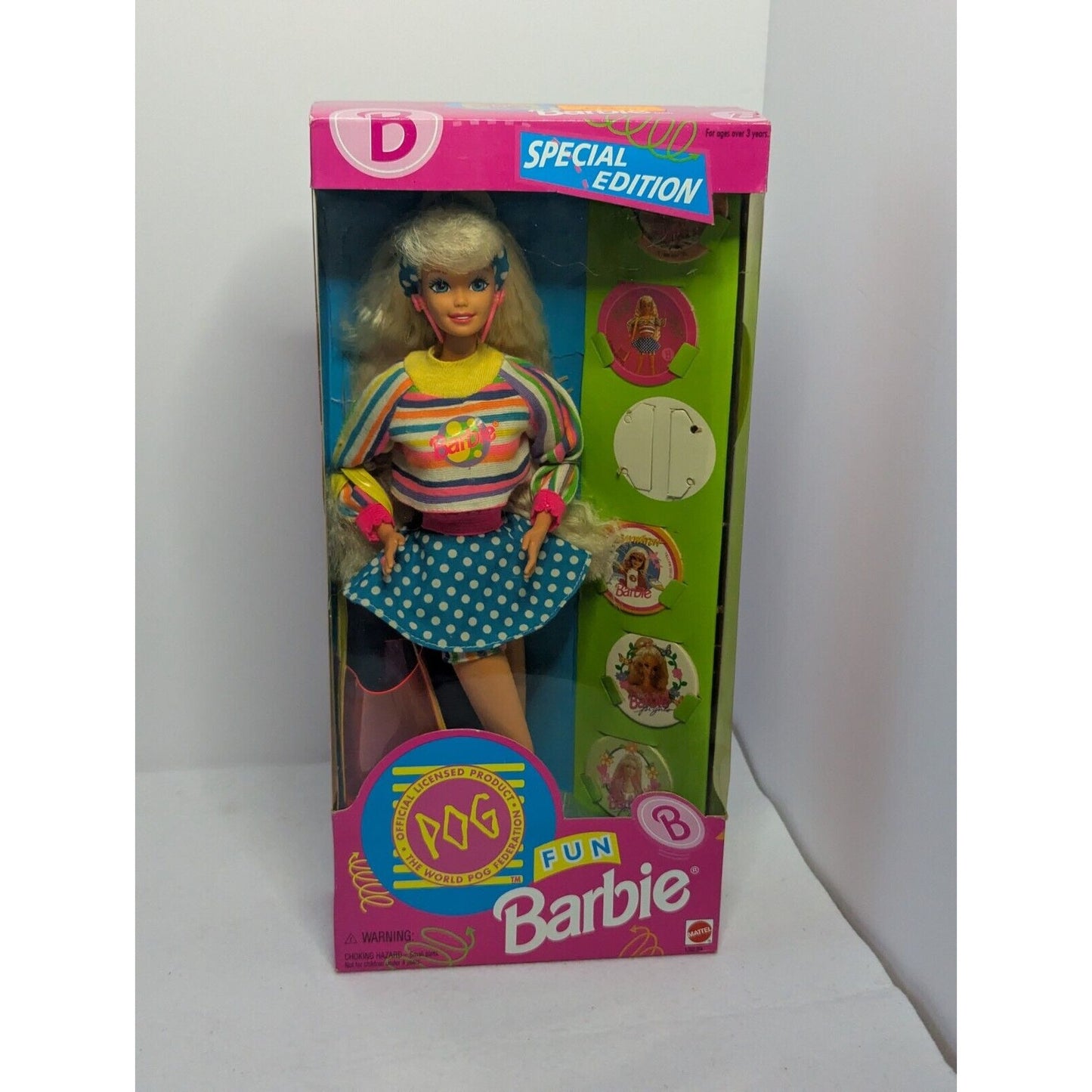 Barbie World POG Fun Doll Special Edition 1994 Mattel #13239