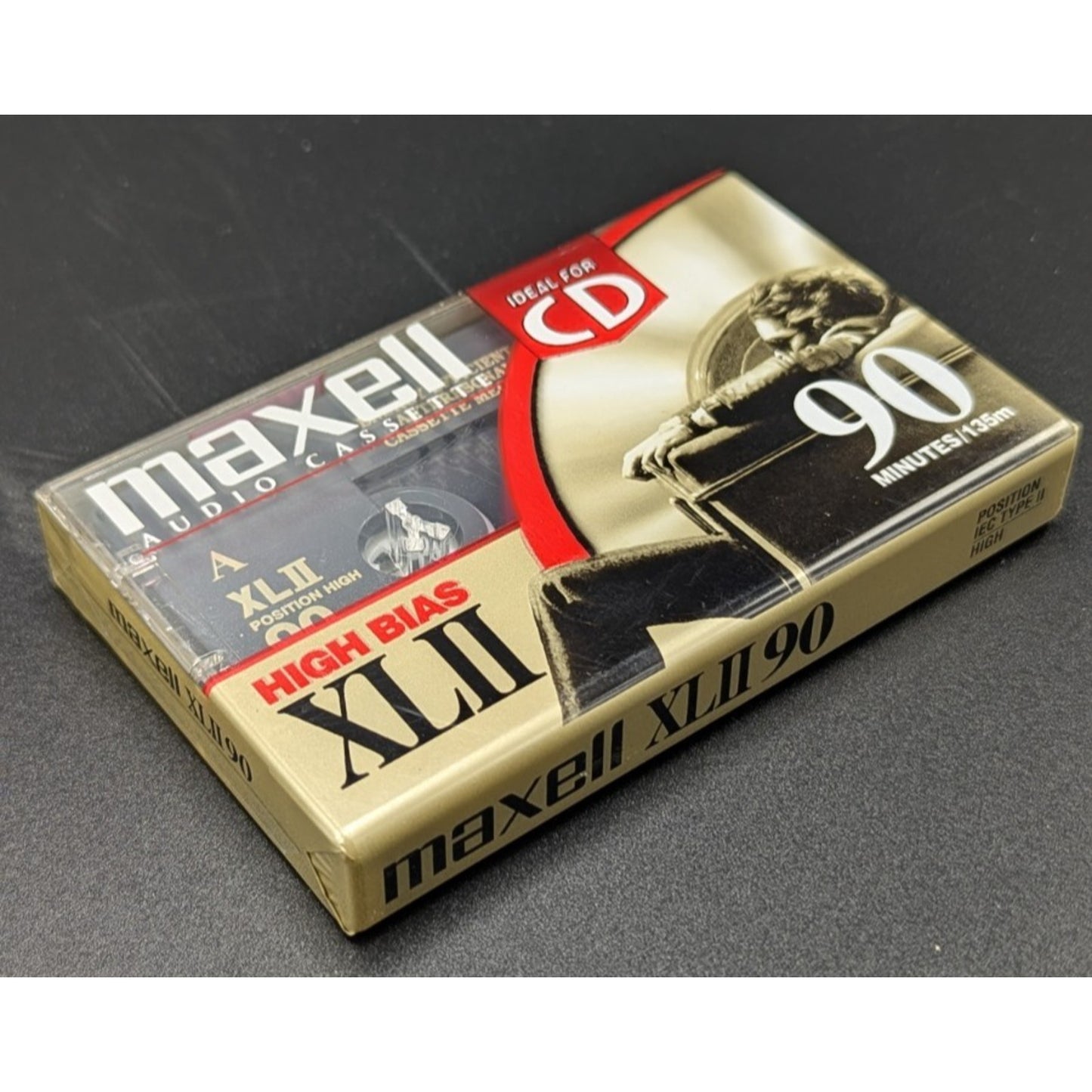 NEW Maxell XLII 90 Minute High Level/Bias Audio Cassette Tape Sealed Blank