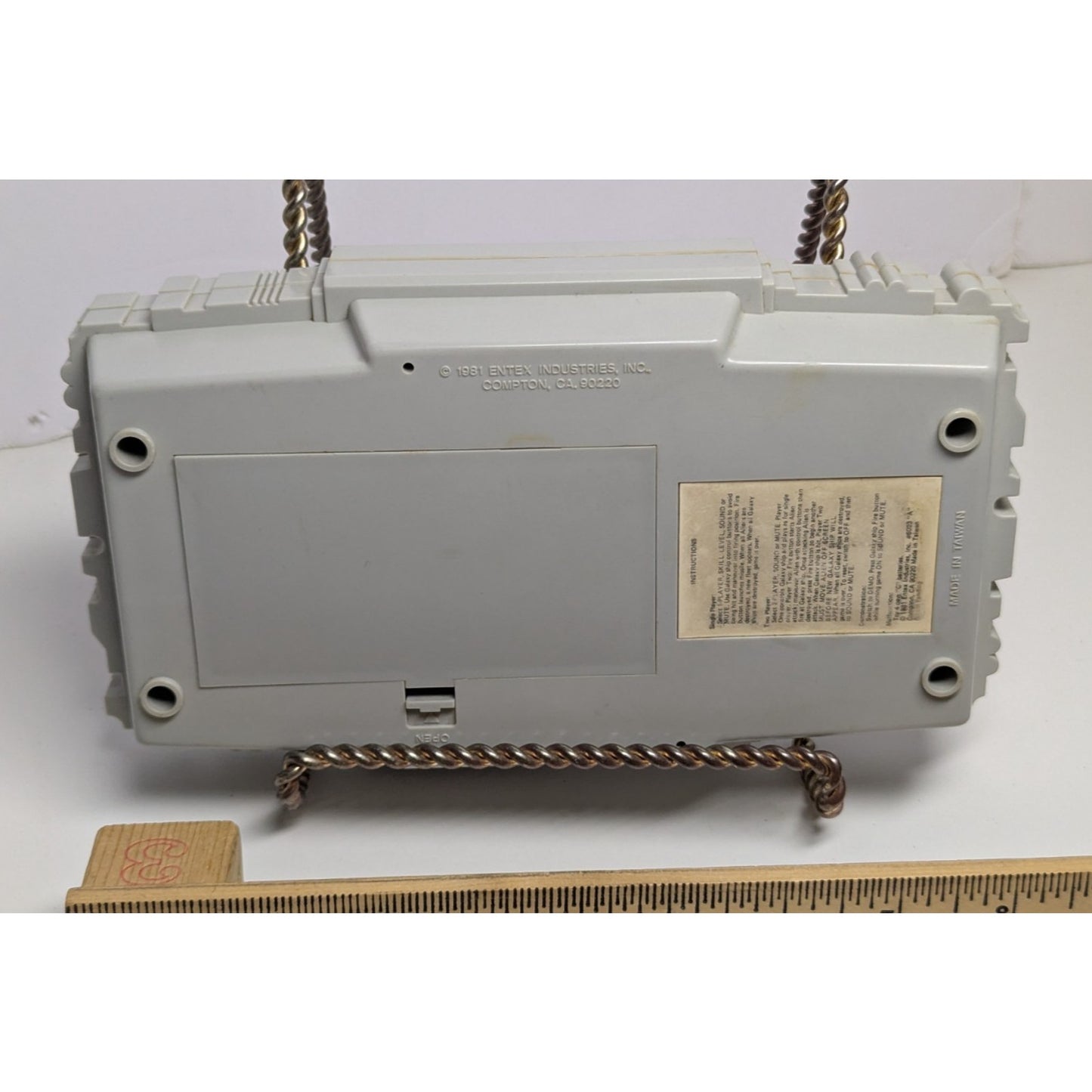 1981 Entex Galaxian 2 Vintage 2 Player Handheld Electronic Game Console TESTED