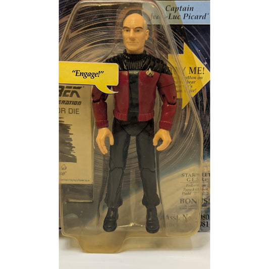 Vintage Star Trek The Next Generation CAPTAIN PICARD Space Talk Series Figure 95