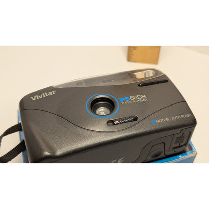 Vivitar PS60DB 35mm Point&Shoot camera Focus-Free Tested New Batteries