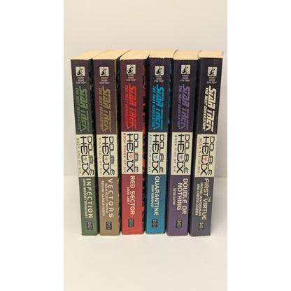 Star Trek The Next Generation Double Helix 6 Book Set Paperback Great Condition