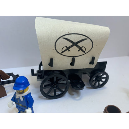 Vtg 1996 LEGO Western Covered Weapons Wagon 6716 Missing 1 Piece
