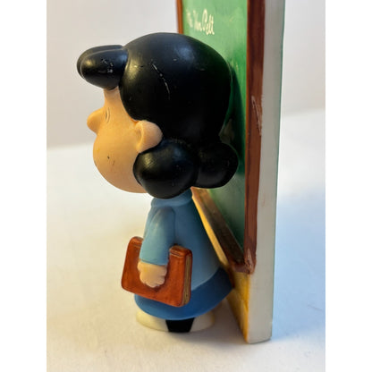 Hallmark Peanuts Gallery Lucy Ceramic Teacher Figure 1st Ed 5655 Ms Van Pelt