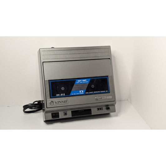 Vtg Kinyo UV-512 80K5 VHS Rewinder & Fast Forward Unit Tested Working
