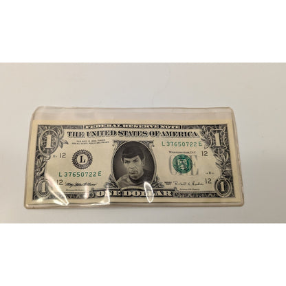 Rare Star Trek Spock Collectible Funny Money 1 Dollar Bill