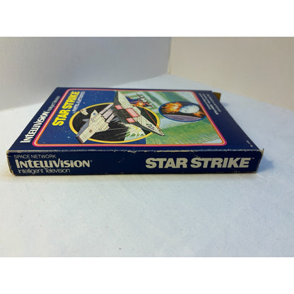 Star Strike Intellivision Video Game Mattel 1981 Complete CIB Box Tested Works