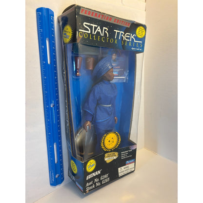 Vtg STAR TREK GUINAN Federation Collector Series Playmates 9" 1995 Whoopi Figure