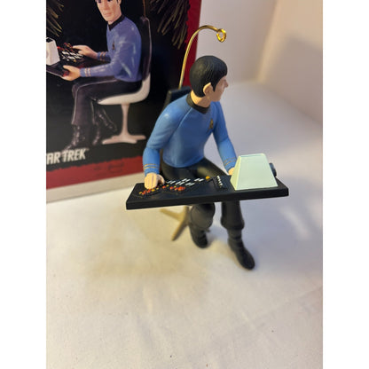 Vintage Hallmark Keepsake Christmas Ornament Star Trek Series Mr. Spock 1996 New