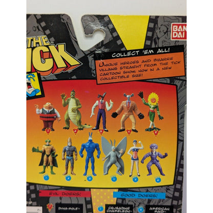 Vintage The Tick Small Crusading Chameleon Collectible Figure Bandai 1994 Sealed