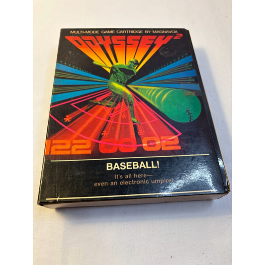 Magnavox Odyssey 2 BASEBALL! Video Game Complete CIB W/ Manual Tested
