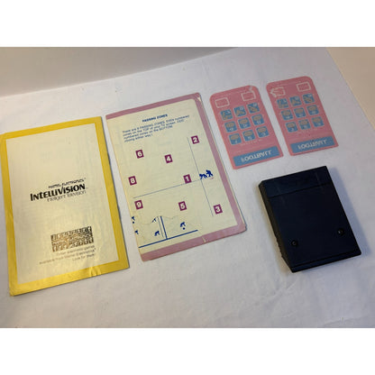 NFL Football Intellivision Video Game Cartridge Manual Playbook Overlays Tested