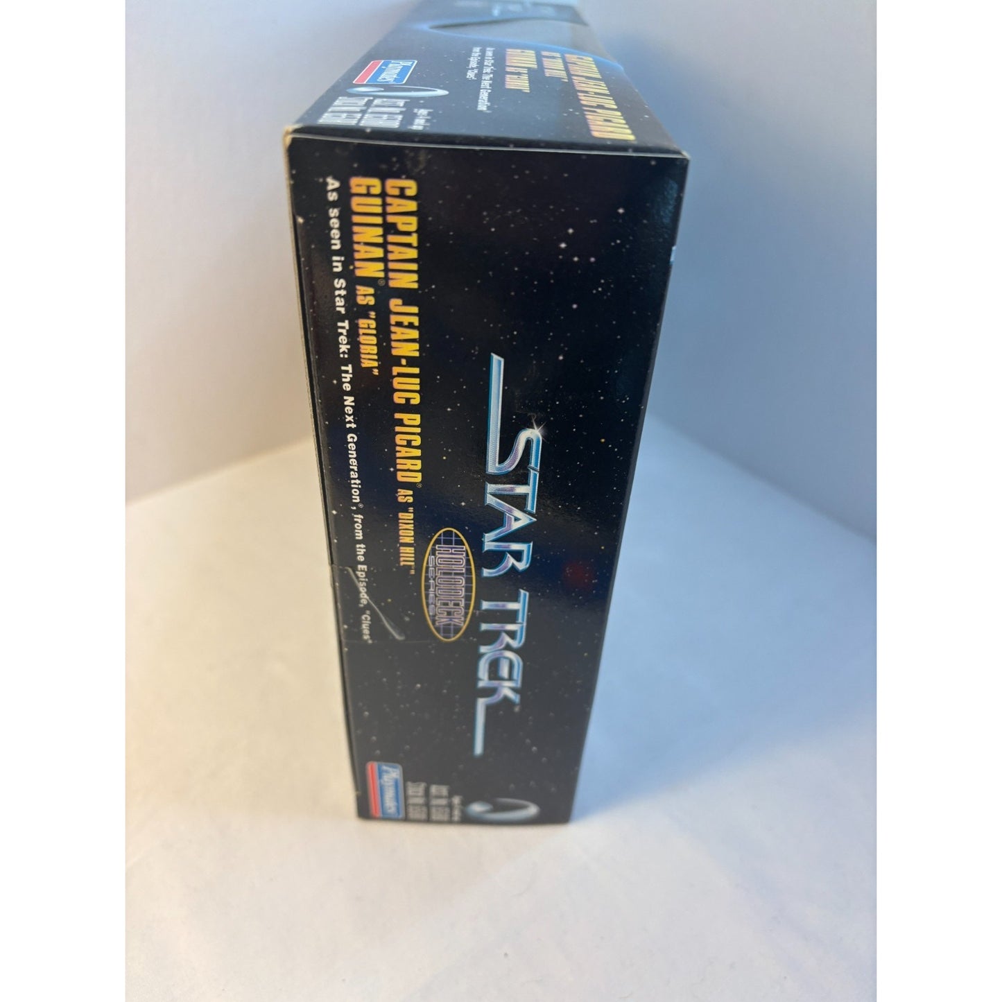 1998 Playmates Star Trek Captain Picard Dixon Hill Guinan Gloria Figure Set Open