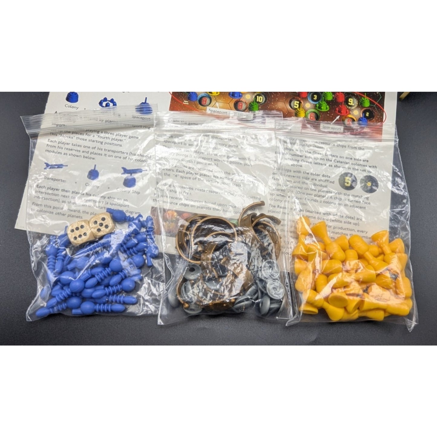 Starfarers of Catan 2000 Mayfair/Kosmos Complete Board Game Space Catan