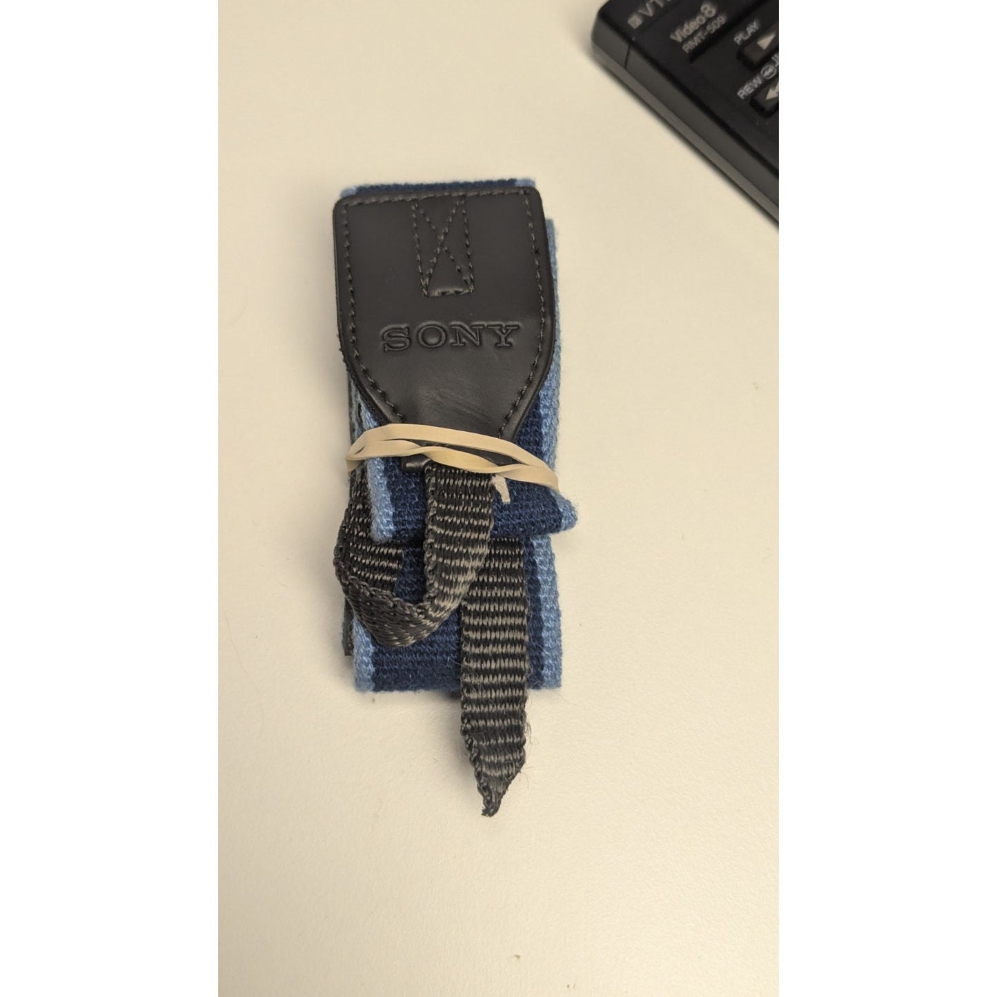 OEM Sony Camcorder Accessory Lot AC-V35A AC Power Charger Strap Lens Cap Remote