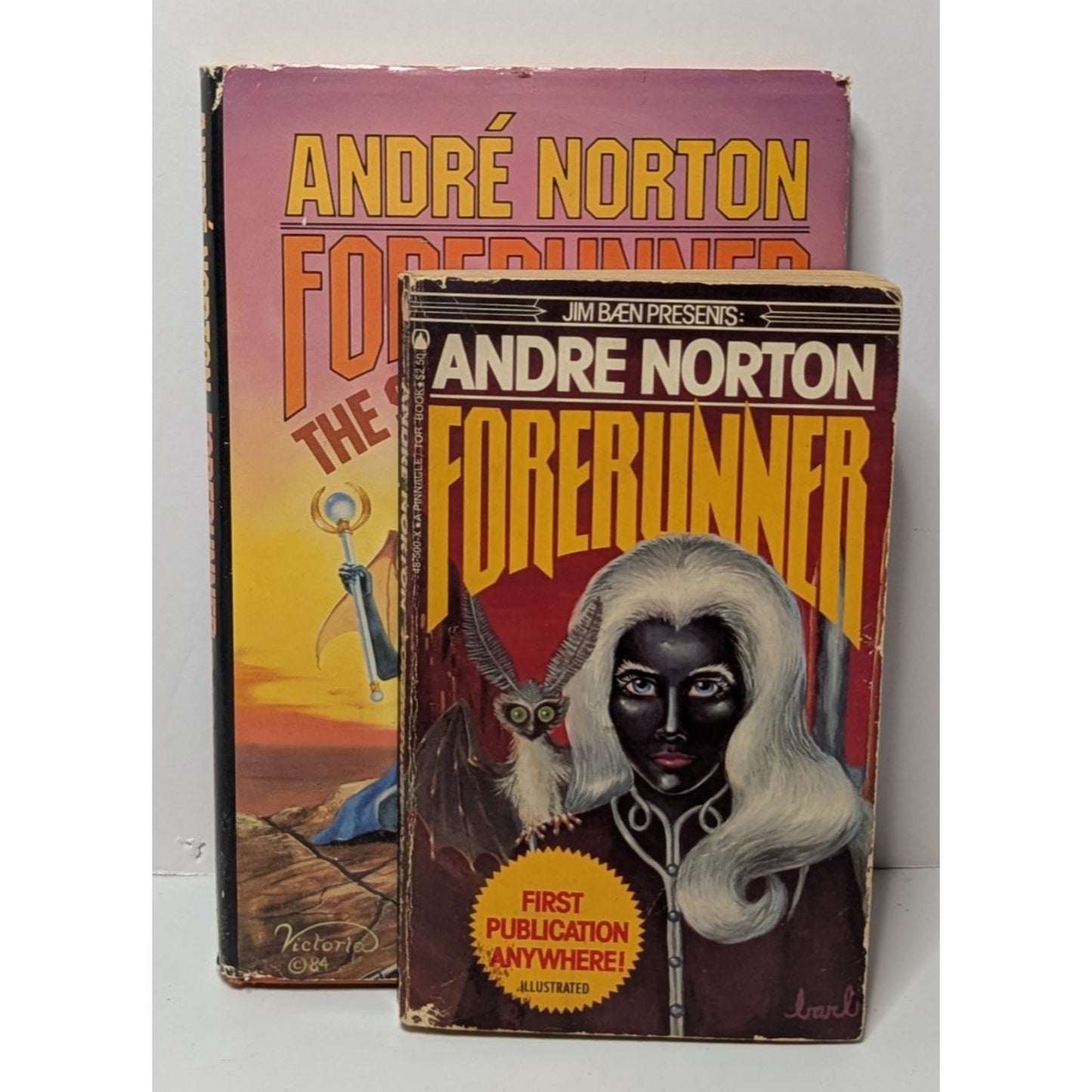 Andre Norton Forerunner, Forerunner: The Second Venture Lot Of 2 Hard/Paperback