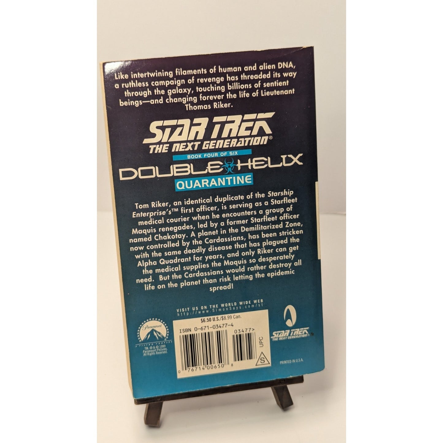 Star Trek The Next Generation Double Helix 6 Book Set Paperback Great Condition