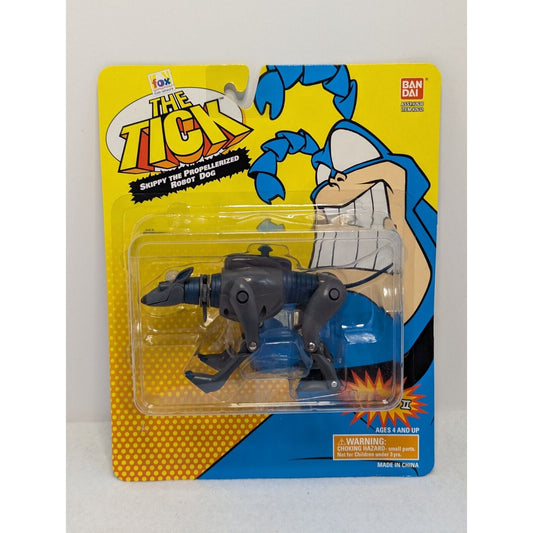Vintage 1994 "Skippy Propellerized Robot Dog" Action Figure The Tick Bandai