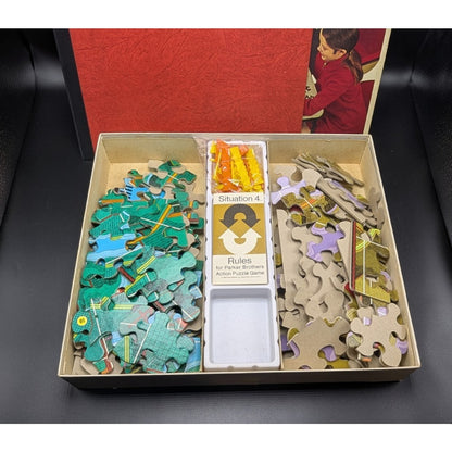 Vintage Situation 4 Parker Brothers Action Puzzle Game Complete